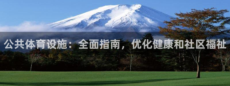 意昂3官网：公共体育设施：全面指南，优化健康和社区福